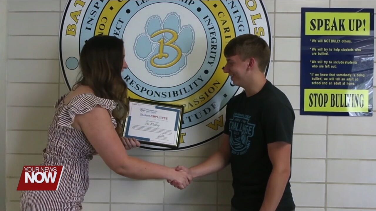 Joe Mosely named August 2024 Student Employee of the Month by OhioMeansJobs Allen County